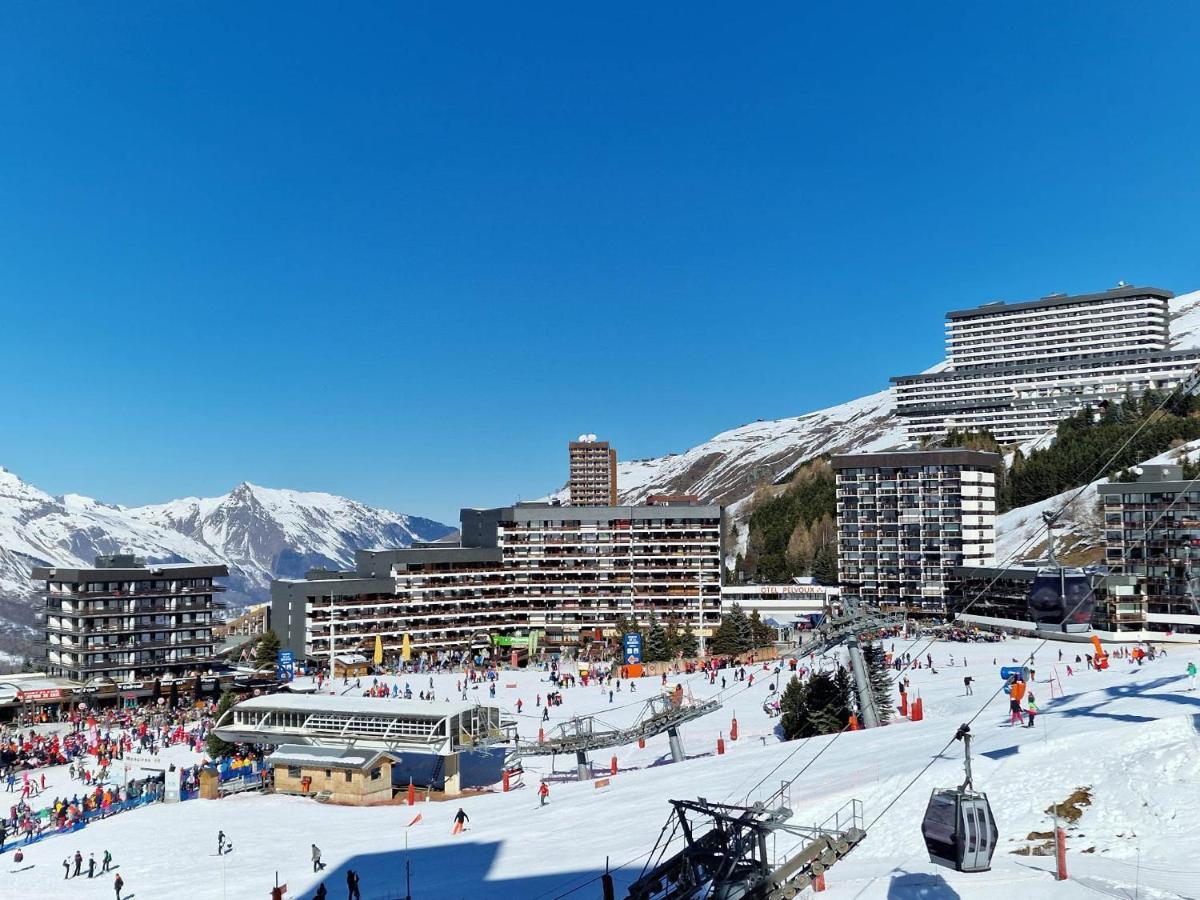 Апартаменты Studio Renove Avec Acces Direct Aux Pistes Et La Croisette, Au Coeur Des Menuires Сен-Мартен-де-Бельвиль Экстерьер фото